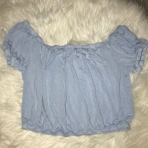 Off the shoulder pac sun crop top!
